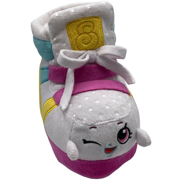 Shopkins Sneaky Wedge Sneaker Shoe Plush Toy Pink White Yellow Aqua 5.5" - Picture 1 of 10
